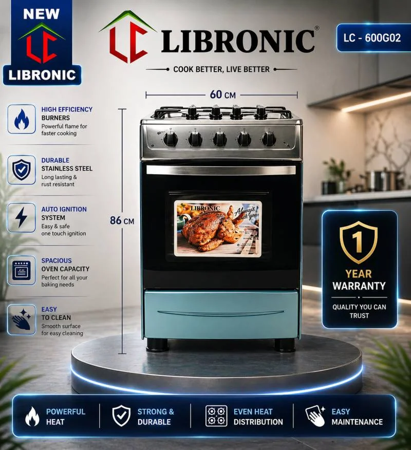 طباخ صالون 4 مشاعل 600G02 من ليبرونك