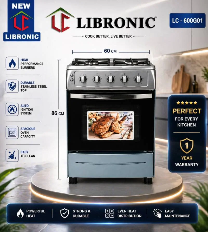 طباخ صالون 4 مشاعل 600G01 من ليبرونك